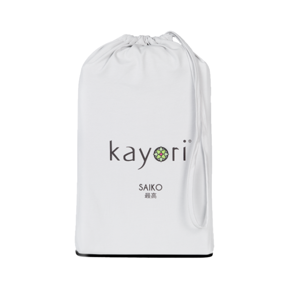 Kayori Saiko kussensloopje Zilvergrijs