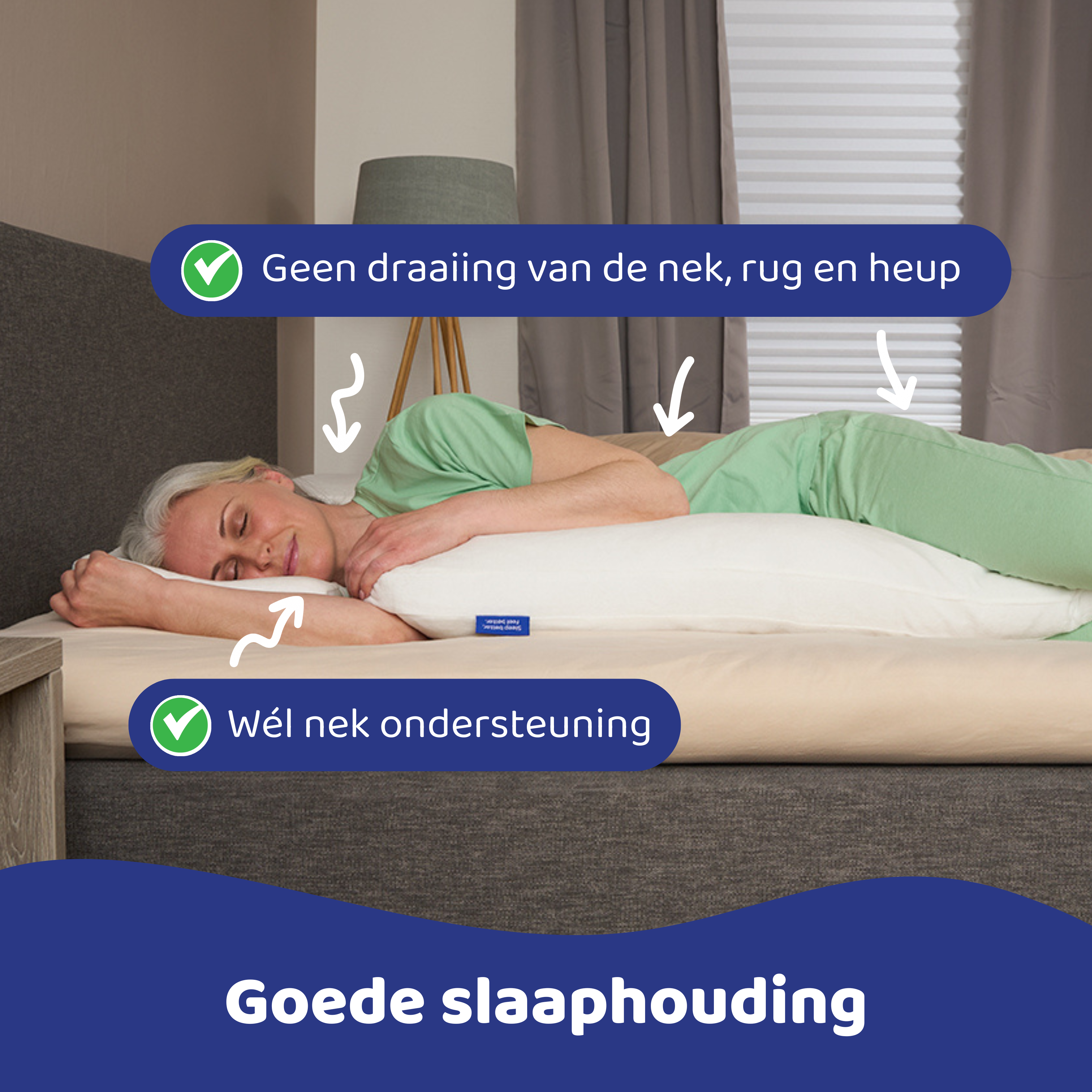 Body Pillow: Body / Maternity Pillow in Comfort Cover - Ligwijzer.nl
