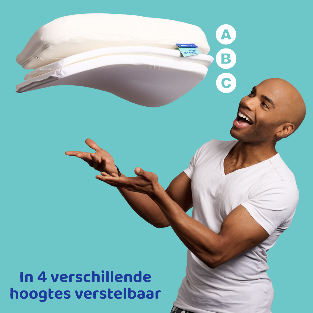 Hi4 Aqua Pillow - Ergonomic pillow for children - Ligwijzer.nl