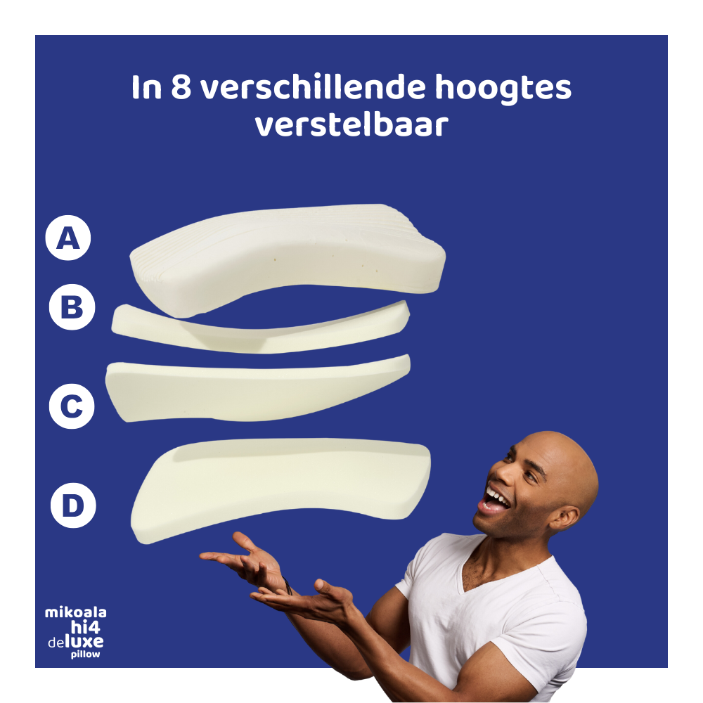Mikoala Sleep Better Set: Hi4 Deluxe Pillow + Body Pillow - Ligwijzer.nl