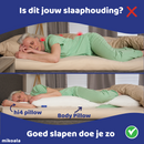 Body Pillow: Body / Maternity Pillow in Comfort Cover - Ligwijzer.nl