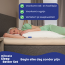 Mikoala Sleep Better Set: Hi4 Deluxe Pillow + Body Pillow - Ligwijzer.nl